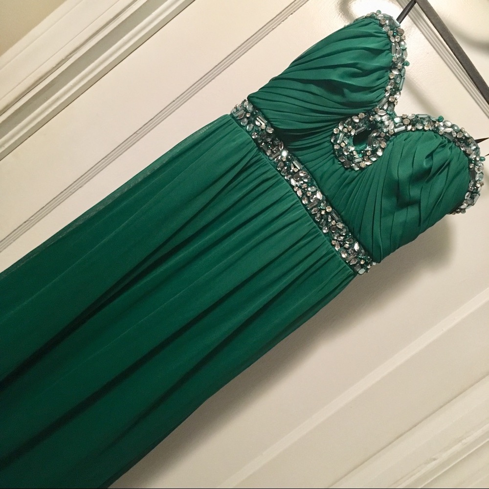 Bedazzled formal dress
